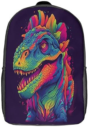 LOUSON Rucksäcke Damen Schultasche Mädchen 5 klasse Rucksack Dinosaurier Kinder Rucksack Günstige Sachen 17inch