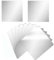 ADERTOS 10 PCS Placa de Aluminio, 10x10cm Plancha Aluminio Chapa de Aluminio de 0.2cm Placas de Aluminio Plata Hoja de Aluminio Fino placa de panel de metal para Modelismo Construcción de Ferias