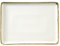 METRO Professional Plato llano Ateo, porcelana, 23 x 17 cm, rectangular, beige, 6 unidades