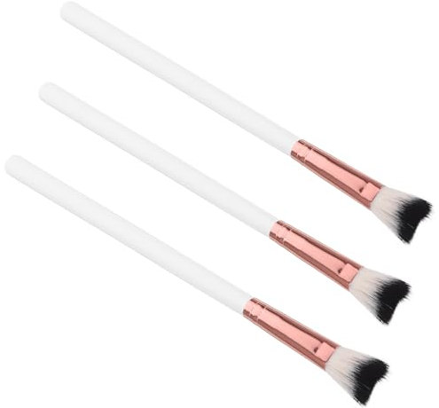 Beaupretty 3 Pièces Pinceau Queue De Poisson Pinceaux Pour Le Maquillage Du Nez Pinceau De Maquillage Contour Du Nez Outil De Maquillage Pinceau Surligneur Pinceau Contour Du Nez Pinceau De