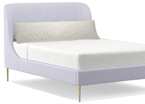 Lancashire Textiles 3ft Body Pillowcase – Soft Hypoallergenic Polycotton 92x50x0.2 cm Long Pillow Cover for Single Bed – Breathable & Durable, Cream Bolster Pillowcase