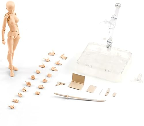 Gliederpuppe Mannequin, Zeichenpuppe, Aus Feinem Samalholz Zeichenpuppe Holz, Holzfigur, Holzpuppe Figur Mit Gelenken, Zum Zeichnen, Manga Und Illustrafür Fotozubehör, Schreibtischdekoration Malen