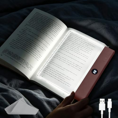 Luz Para Leer Libros En La Cama,Reading Light,Luces planas Inteligentes para leer Por la Noche,Genérico Smart LED Book Light,Luces Planas para Libros,para lectores,Hogar,Viajes,Oficina,Escuela