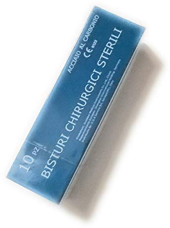 10 PZ BISTURI STERILE MONOUSO CHIRURGICO 10