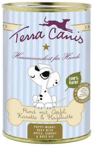 Terra Canis Rind mit Apfel | 12x 400g Welpenfutter