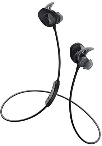 Bose SoundSport, Wireless Earbuds, (Sweatproof Bluetooth Headphones for Running and Sports), Black (Renewed)
