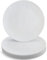 Decorline Weiße Salatteller, 17,8 cm, Mahagoni-Kollektion, 10 Stück