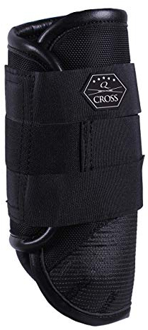 QHP Q-Cross Eventing Gamaschen hinten, Größe:M, Farbe:schwarz