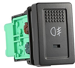 Keenso Auto Nebelscheinwerfer Schalter, Auto 5 Polig Vordere Nebelscheinwerfer Wippschalter Fit für SX4 / Swift/Alto/Grand Vitara 2006-2012