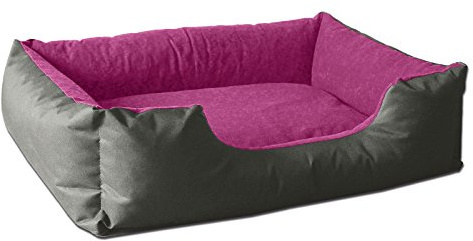 BedDog Hundebett M - Hundekissen - Hundekorb - Hundecouch - Hundesofa - Bezug abziehbar, Waschbar, für Kleine Hunde