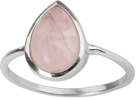 Züssi Simply Rosenquarz Ring Größe 57