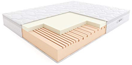 Hilding Anders Salsa Schaumstoffmatratze | Mittelfeste | orthopädische Matratze | medizinisches Gerät | 7-Zonen-Schnitt für alle Schlaftypen | H3 | Tencel Bezug | 140x200