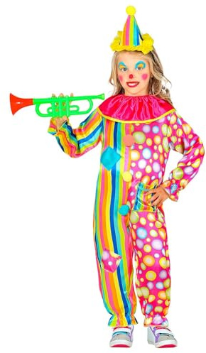 W WIDMANN MILANO Party Fashion - Kinderkostüm Clown, Zirkus, Spaßvogel, Faschingskostüme