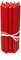 LUMELY dänische Premium Stabkerzen Rot, 12er Pack, Höhe 29cm, Ø 2,2cm, Brenndauer ca. 14 Stunden, zylindrische Leuchterkerzen, Deko Kerzen Set, Kerzen Skandinavisch