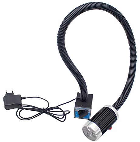 Jieotwice 9W AC 100-240V Starke magnetische Basis LED Dreh Arbeitslicht Werkzeugmaschinen Licht Superhelle CNC-Drehbank lampe Industrielle Tischlampe