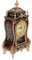 Retro Spezialuhren, Vintage klingelnder Wecker Antik Wanduhr Barocke Retro-Stil Kaminsimsuhr für Zuhause, Hotel, dekorative Wandmontage, Schreibtisch-Wecker(rotbraun)