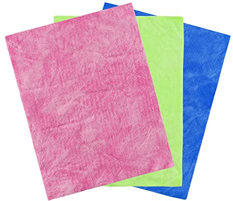 3 Stück Stempel Shammy Reinigung Wildleder Tuch Natur Stempel Reiniger für die Reinigung Briefmarken Glasmatte Super saugfähiges Handtuch Stempel Reinigungstuch für Ihre Stempel und Bastelbedarf
