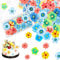 HIQE-FL 80Pcs Blumen-Kuchen-Deckel,Essbare Blumen-Kuchen-Deckel,Essbare Blumen Cupcake Topper,Tortendeko geburtstagstorte Dekoration,Kuchen Dekorationen (B-Blumen)