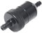 zalati Kraftstoff Benzin Diesel Filter Aluminium Inline Universal Ölfilter Ölbecher 8mm 5/16 Kupfer Filterelement Nachrüstzubehör für Motorrad - Schwarz