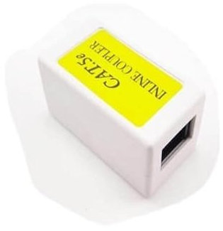RJ45 Coupler Jack Jointer Cat5e Network Cable Extender Adapter Connector for Ethernet Cable Female to Female