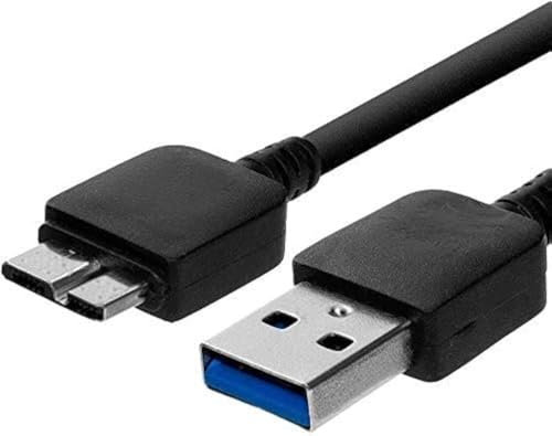 NTQinParts Replacement PC/Mac USB3.0 Data Sync Power Charger Cable for LaCie Rugged Mini External Hard Drive Portable HDD
