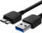 NTQinParts Replacement PC/Mac USB3.0 Data Sync Power Charger Cable for LaCie Rugged Mini External Hard Drive Portable HDD