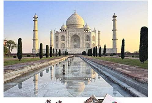 Amdieu 2000 Teile Puzzle Taj Mahal Familienspiel Teambuilding Geschenk für Liebhaber oder Freund