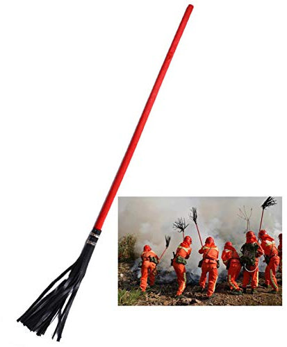 Estintore in Gomma con Manico Lungo, Scopa di Gomma Fuoco Scopa Fuoco Frusta Strumento Antincendio Equipaggiamento Antincendio (Colore : Red, Taglia : 1.5M)
