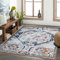 Calore Alfombras Salon, Vintage Antideslizante Alfombra de área,Alfombra de Salón Modernas Pelo Corto para Salón Dormitorio área Interior(120 * 160 cm, Beige Retro)