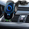 15W Qi Cargador Inalámbrico Coche, 【percepción Inteligente】 Rápida Soporte Movil Coche Porta Soporte con Bloqueo Automático Ventosa Car Phone Holder para iPhone 12/13/14 Pro MAX Mini Plus