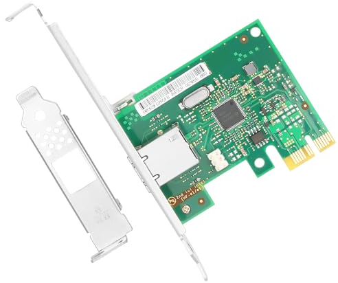 Euqvos PCIe Ethernet Network Card for Intel I210-T1 I210 Chipset PCIe 2.1 x1 1Gb Single Port RJ45 LAN Card Support Windows Server/Windows/Linux/VMware/ESX