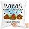 Kissen 40x40 Zierkissen - zum Vatertag - Papas kleine Scheißerchen I Papas Stinker 3 Kinder Kackhaufen - 40 x 40 cm - Weiß - Vatertagsgeschenk für Papa Vater personalisiertes Vatertagsgeschenke