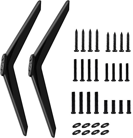 Yususipa TV Stand Base Legs Compatible with TCL 28 32 40 43 49 50 55 65 Inch 4K UHD HDR Roku Smart TV, for Model 28S305, 32S330, 40S330, 43S423, 43S425, 49S321, 50S425, 55S423, 65S453