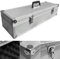Aluminium Koffer Silber Entnehmbarer Deckel mit Würfelschaum Alu-Koffer Werkzeugkoffer (LxBxH) 650 x 200 x 150 mm