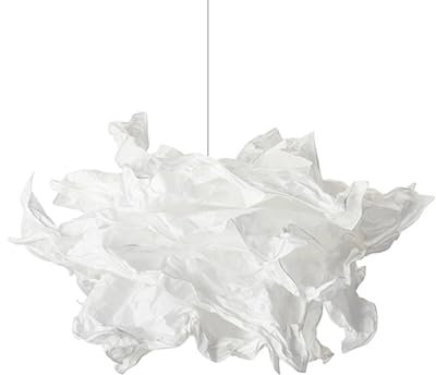 Abat-jour, nuages en papier, bricolage, douille E14/27, accessoires décoratifs, appliques murales, plafonniers, lampes suspendues, lampe de rechange (65-70 cm)