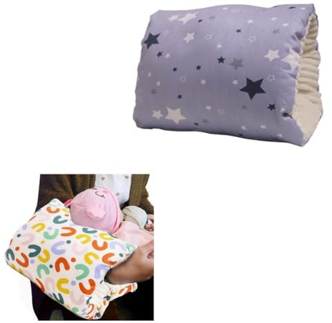 Qxiao Gemütliche Wiege, gemütliches Armkissen, Baby-Stillkissen, Baby-Stillkissen, gemütliches Stillkissen, Armkissen, Baby-Stillkissen, Geschenk für Anfänger, Mütter