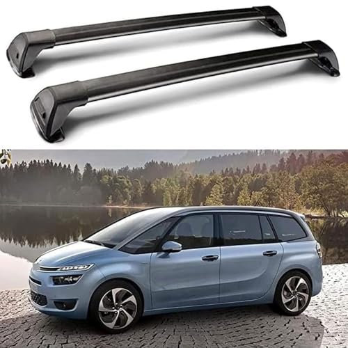 XTRDGHUG 2 Pièces Barres de Toit pour Voiture, pour Citroen C4 Grand Picasso 2014+ Porte-Bagages de Voiture Barre Transversale Style De Voiture Accessoires
