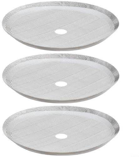 3 x French Press Filter Sieb, Edelstahl, French Press Filter, Ersatz für French Press Kaffeemaschinen, Tee-Partikel, Kaffeesatz Filter (für 800 ml)