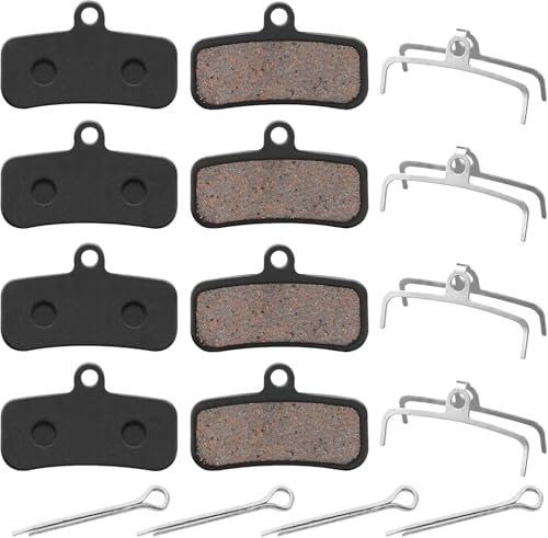 4 Paar Cube Bremsbeläge Fahrrad Scheibenbremsbeläge MTB Bremsbeläge für Shimano D03S D02S Saint BR-M810 BR-M820 Deore XT BR-M8020 BR-M8120 ZEE BR-M640 XTR BR-M9120 Tektro HD E725 M735 M745 M7500 TRP