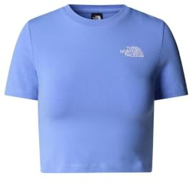 THE NORTH FACE NF0A55AO0YI W S/S Essential Cropped Slim Tee T-Shirt Damen Virtual Blue Größe M