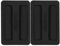 Grevosea 2 Pcs Minimalist Silicone Toaster Covers, 2 Slice Dust & Spill Protection, Black