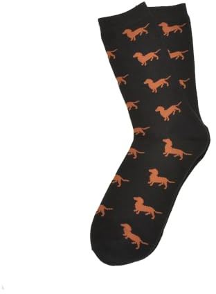 KRAWATTENDACKEL Dackel-Socken Business-Socken Unisex | Für Damen & Herren, Farbe nach Auswahl, Größen nach Auswahl, Jagd/Jäger