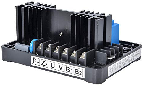 Marhynchus Regulador de Voltaje Automático AVR, 15A GB-120 380/400VAC, Generador de Fase para Cepillos de Carbono, Convertidores de Potencia, Generación Paralela con Transformador de Corriente