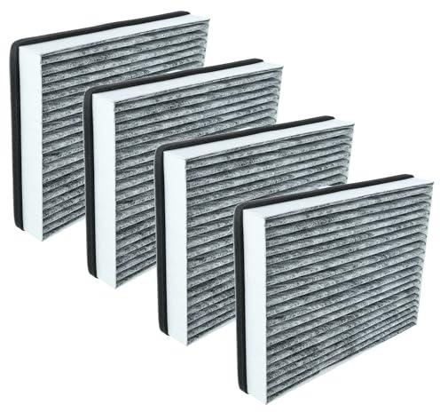 vhbw 4x Aktivkohlefilter Ersatz für Miele 20228038 | DKF 36-P für Dunstabzugshaube