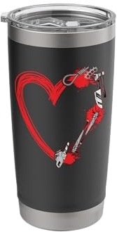 Scary Horror Movie Chain Saw Knife Heart Blood Horror Movies Stainless Steel Insulated Tumbler