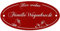 Türschild oval dunkelgrün 10 x 5 cm Namensschild Klingelschild Aluminium mit Text Gravur jetzt selbst gestalten