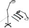 LED-Leselampe, Lupenleuchte 15W LED Kaltlicht Lupenlampe 5 Dioptrien Standlupe Standlupe Lupenlampe Verstellbare Höhe Stehlampe