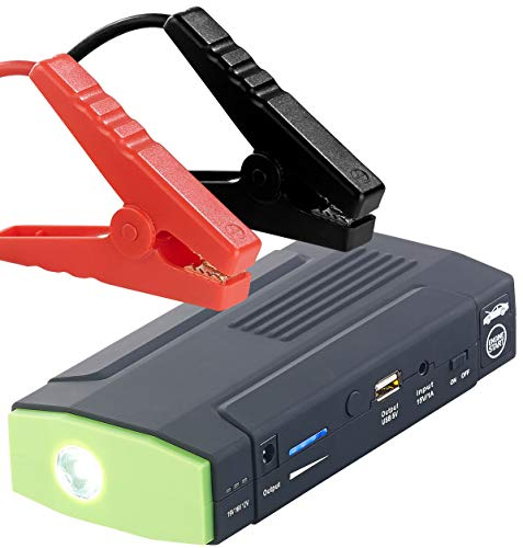 revolt Autostarter: Notebook-Powerbank mit Kfz-Starthilfe & LED-Leuchte, 8.000 mAh, 400 A (Starterbatterie, 12v Powerbank, Ladegerät)
