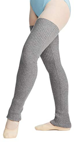 Capezio 126 36 Legwarmer Aufwärmstrick, Heather Grey, One Size