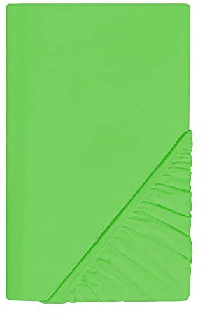 SCHLAFWOHL SILVER Spannbettlaken • versch. Farben und Größen • Öko-Tex Standard 100 Zertifiziert • Spannbetttuch mit Anti-Rutsch Rundumgummi • Bettlaken Baumwolle mit 30cm Steg